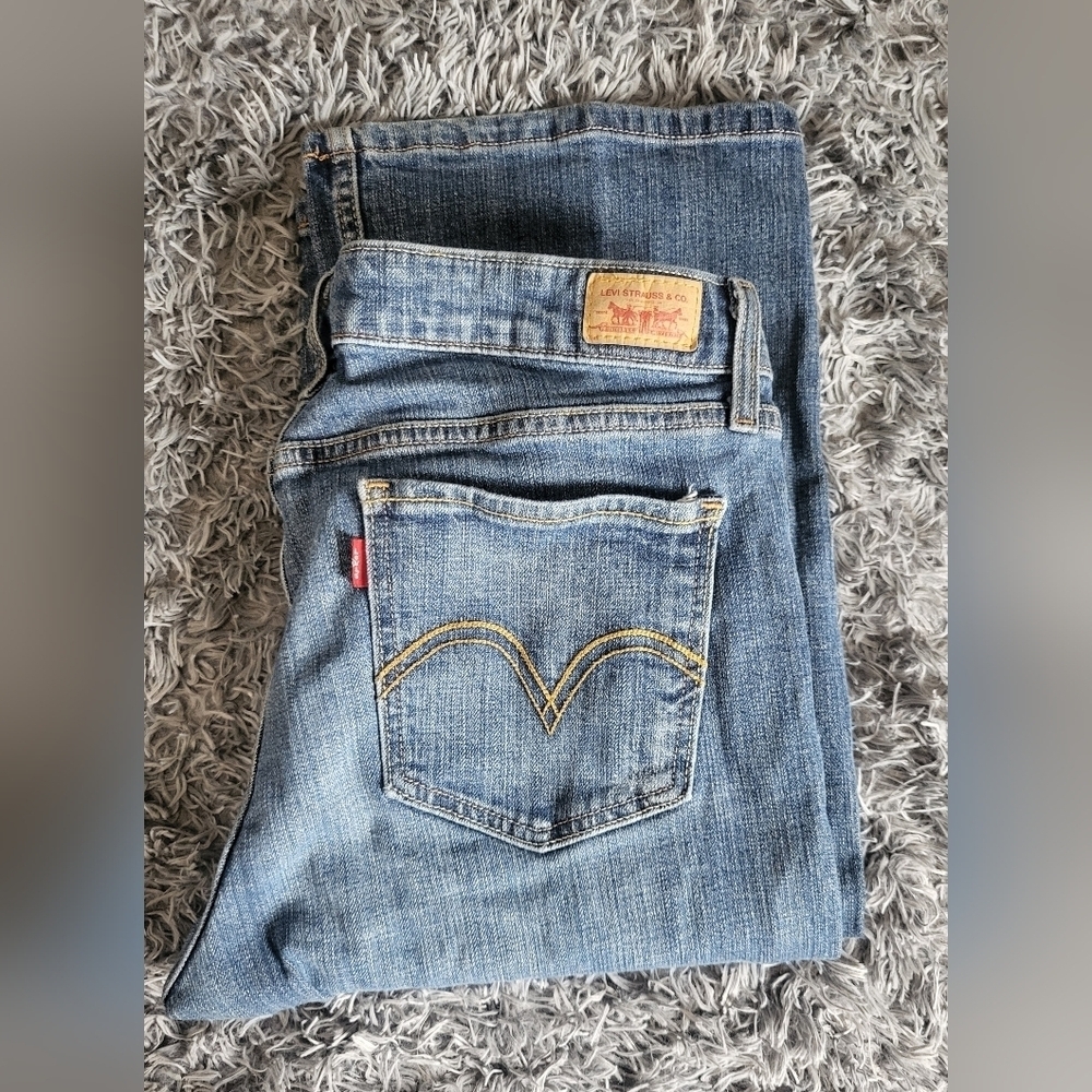 Levi's Womens Straight Leg 618 Blue Jeans Size 13L